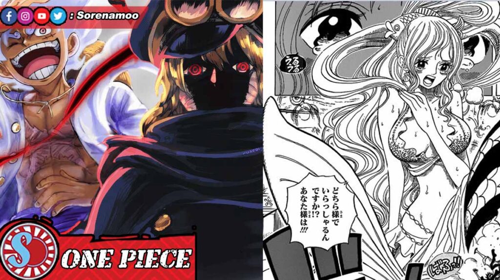 Luffy Imu Shirahoshi One Piece