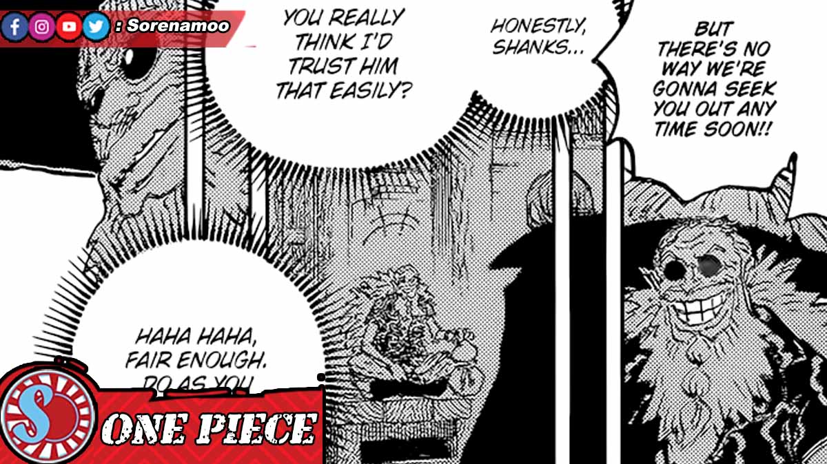 Scopper Gaban and Akagami Shanks Manga One Piece