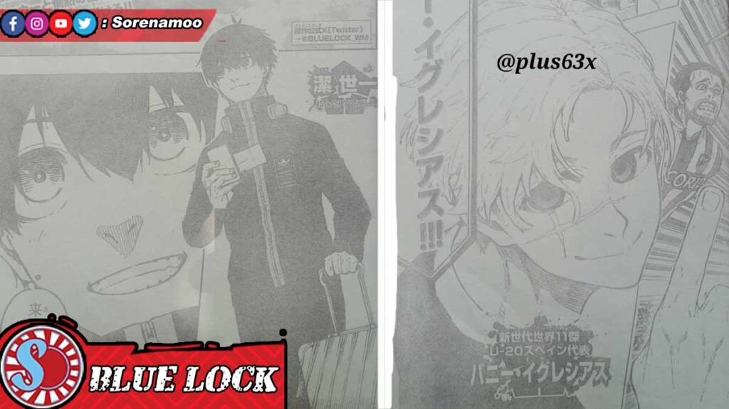 Yoichi Isagi and Bunny Raw Manga Blue Lock Chapter 307