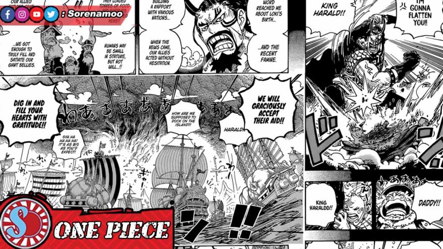 King Harald Manga One Piece Chapter 1154