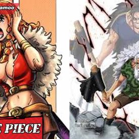Nami and Gaban Manga One Piece
