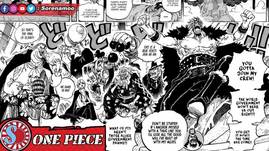 Rocks Pirates Manga One Piece Chapter 1155