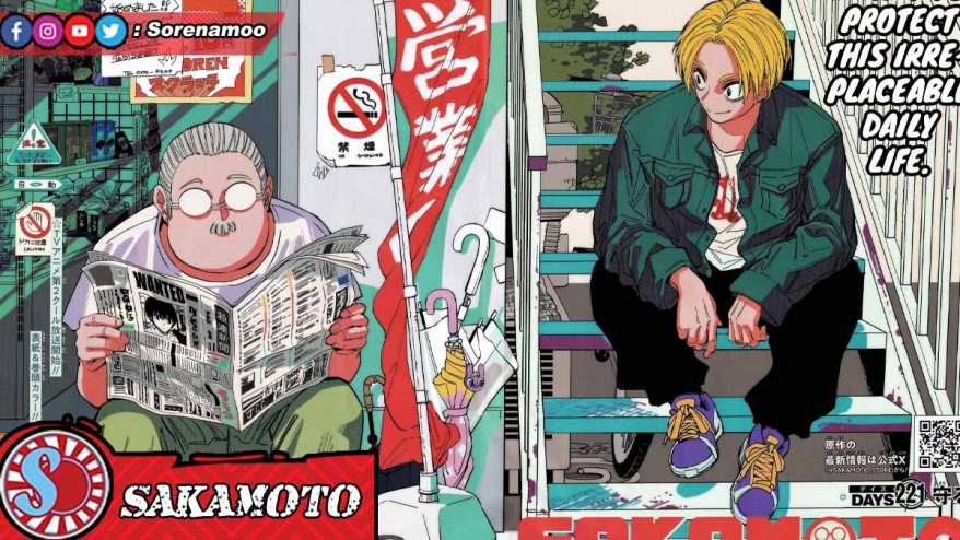 Taro Sakamoto and Shin Manga Sakamoto Days Chapter 221