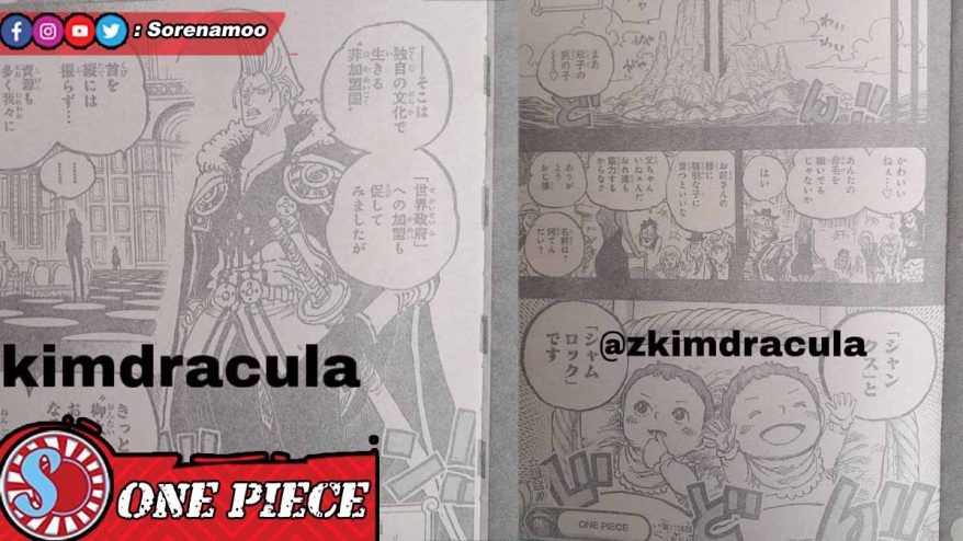 Garling Shamrock Shanks Raw Manga One Piece 1158