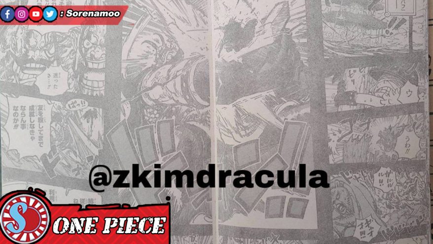 Raw Manga One Piece 1158 Rocks vs Harald