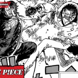 Roger vs Garp Manga One Piece