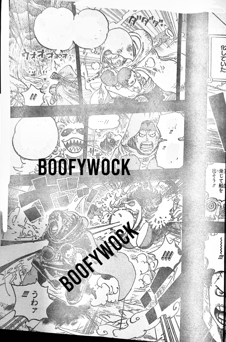 One Piece Chapter 1161 Raw Scans Dragon’s Struggle, Garp’s Power
