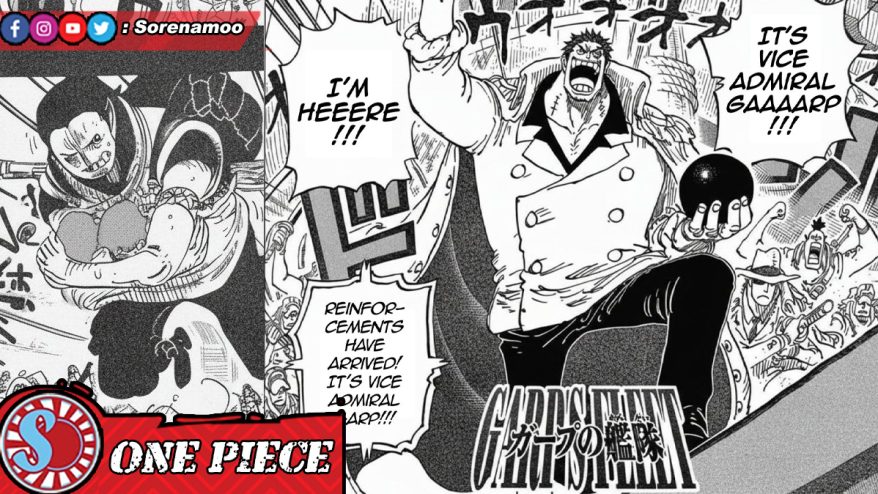 Garp and Dragon Manga One Piece Chapter 1160