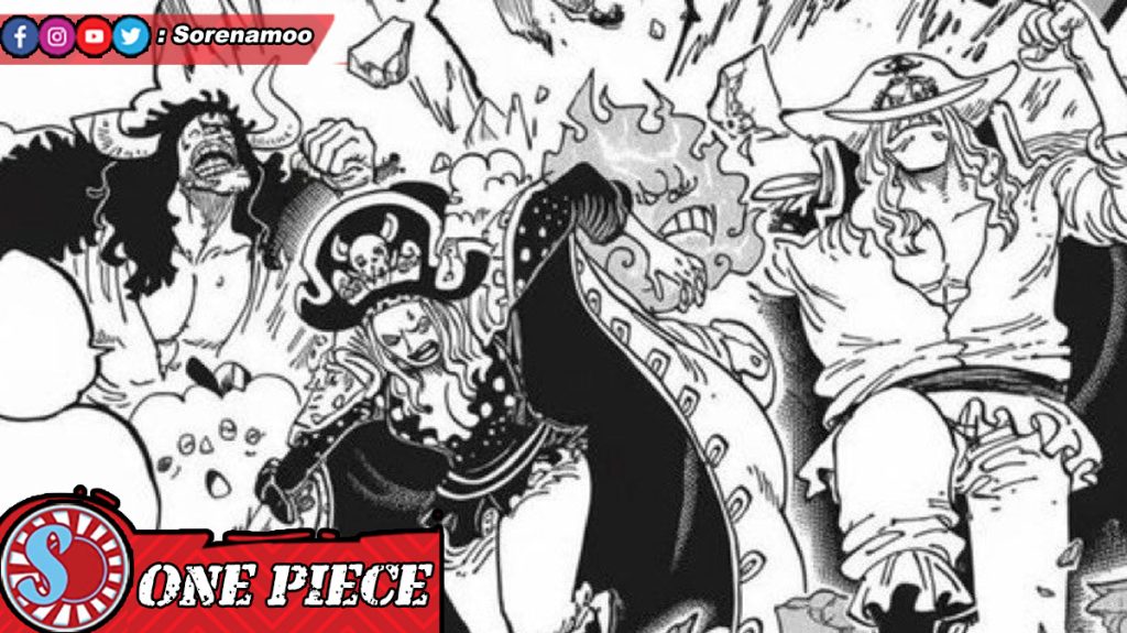 Kaido, Big Mom and Whitebeard One Piece 1161 Raw Manga