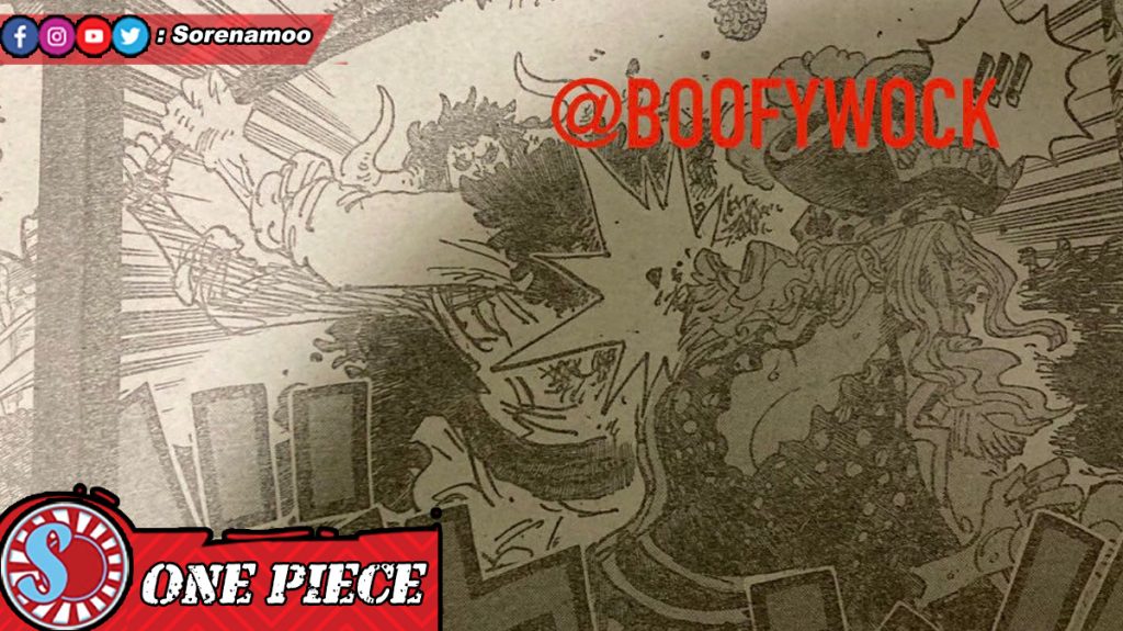 Kaido vs Big Mom Raw Manga One Piece Chapter 1162