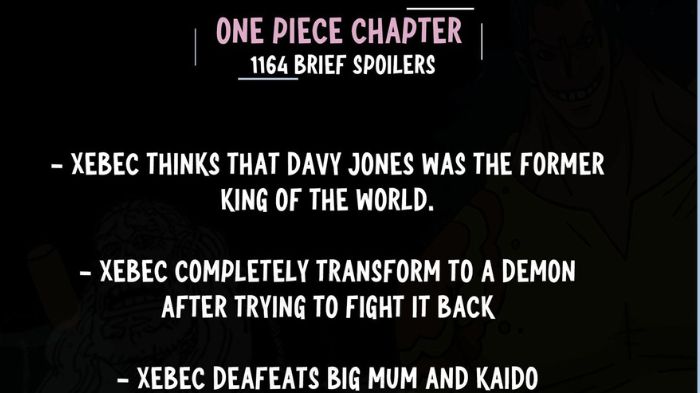 One Piece Chapter 1164 Spoilers