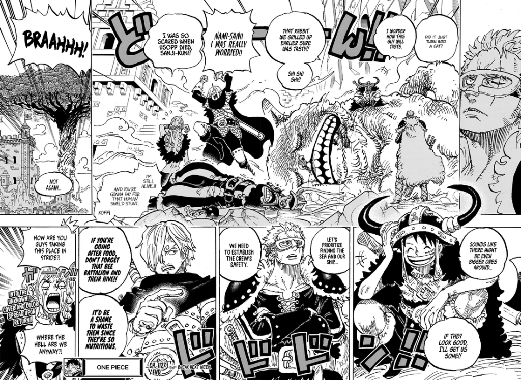 Luffy, Sanji, Zoro, Nami, Usopp, Chopper One Piece Elbaf