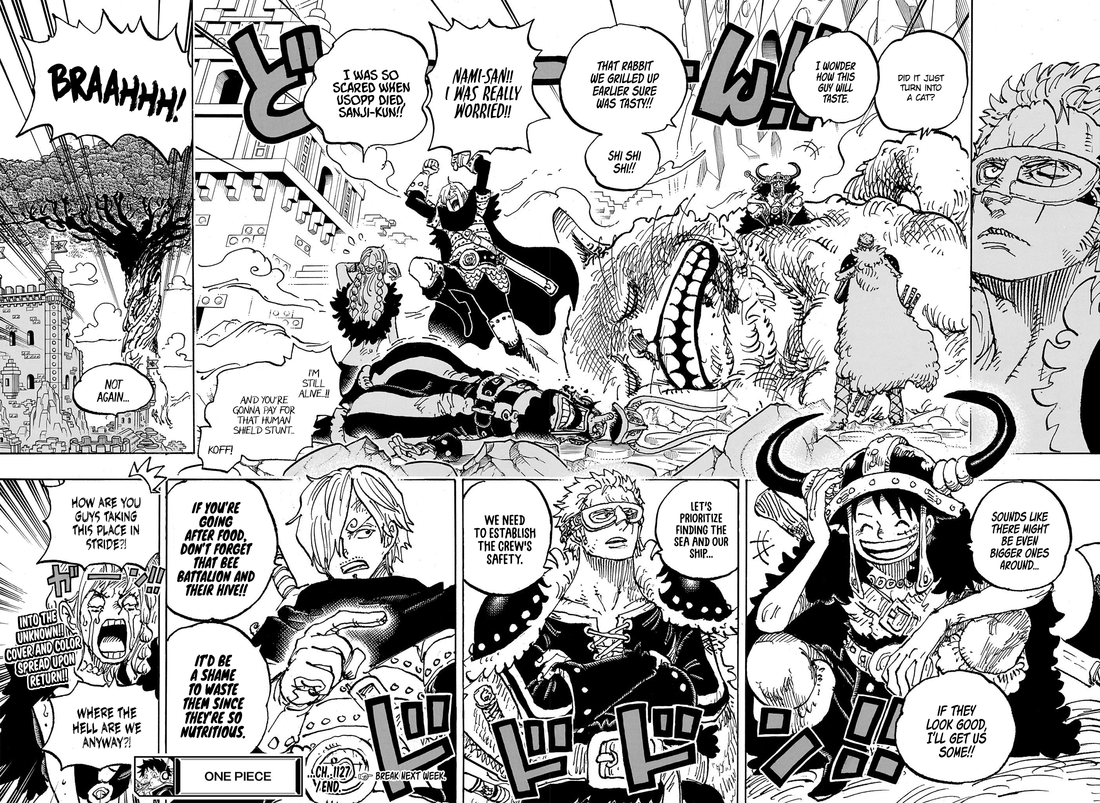 Luffy, Sanji, Zoro, Nami, Usopp, Chopper One Piece Elbaf