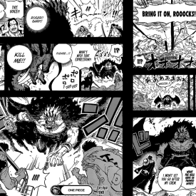 Roger Garp vs Rocks One Piece