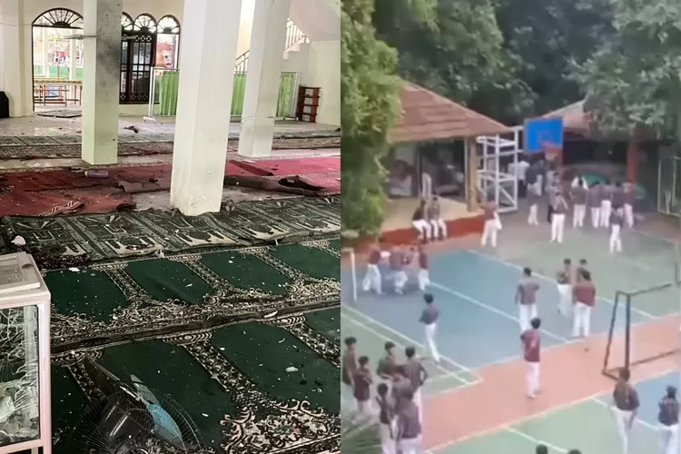 Viral Rekaman CCTV Ledakan di SMAN 72 Jakarta