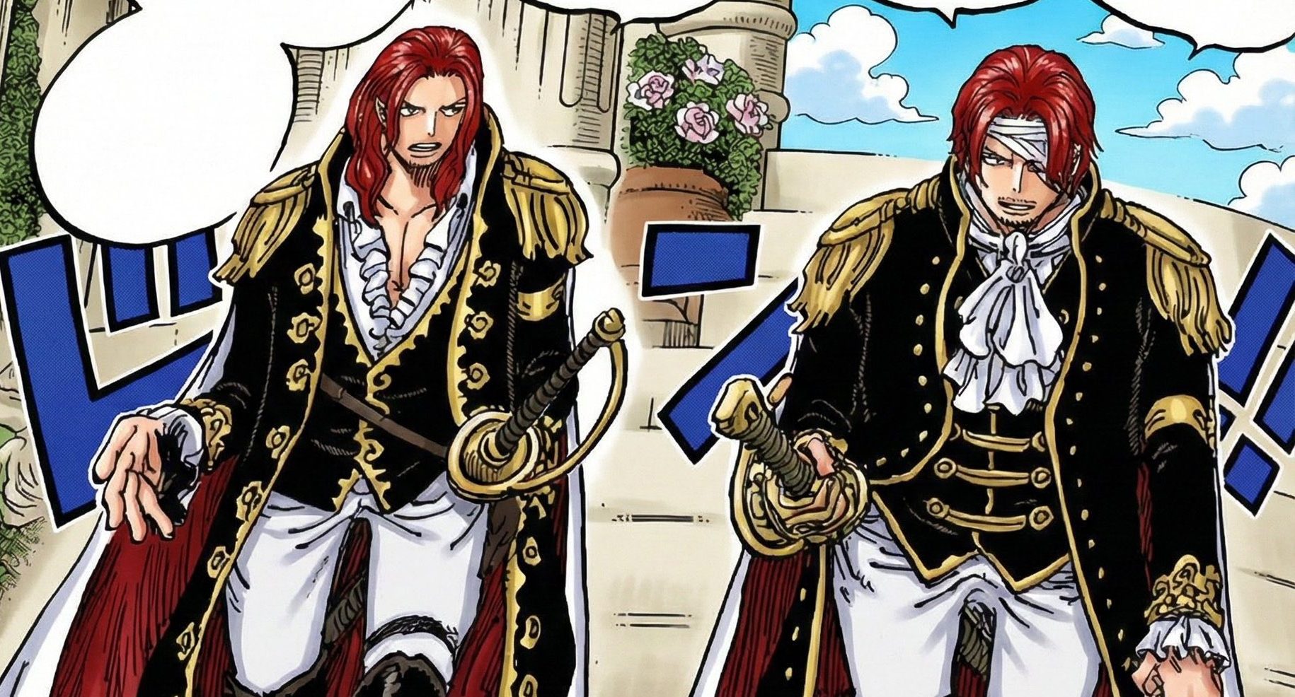 Shamrock and Shanks Manga One Piece