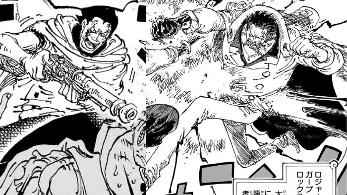 Dragon dan Garp One Piece Manga