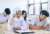 Ilustrasi siswa SMA belajar