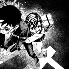 Okarun and Momo Dandadan Manga