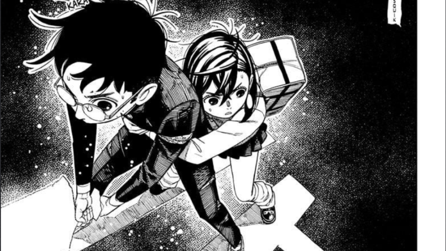 Okarun and Momo Dandadan Manga