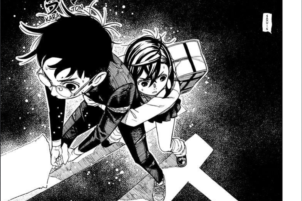 Okarun and Momo Dandadan Manga