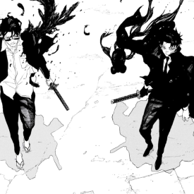 Samura and Chihiro Kagurabachi Manga