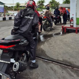 Viral NMAX Aerox isi pertalite