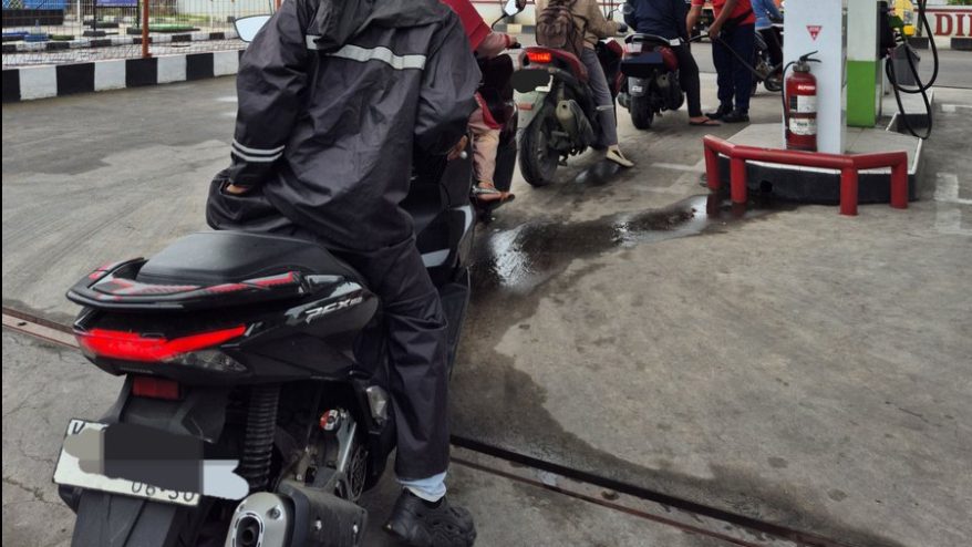 Viral NMAX Aerox isi pertalite