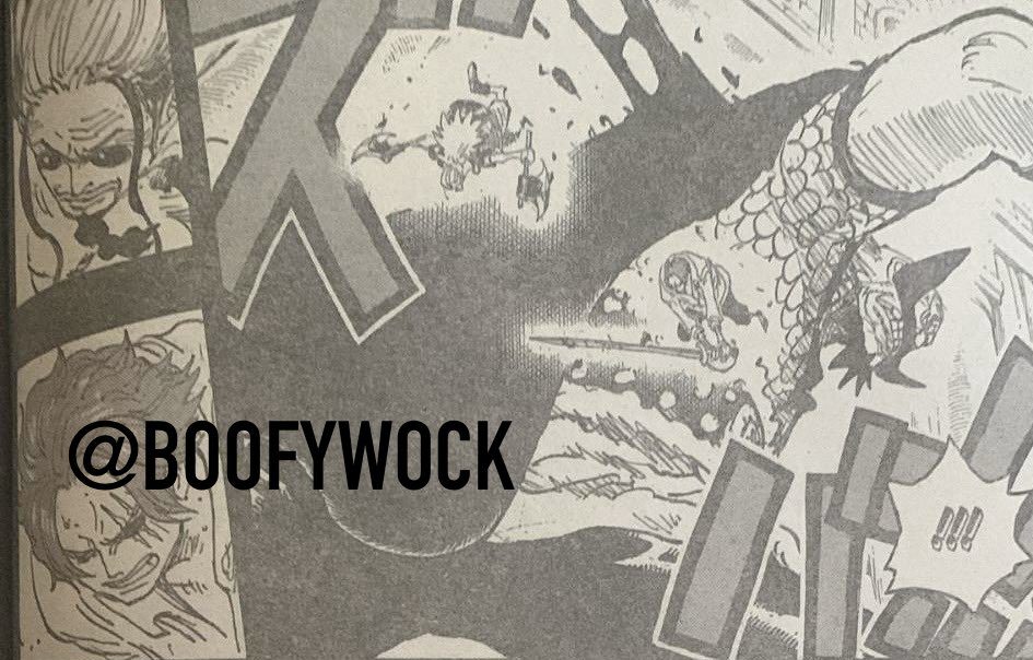 Harald vs Shanks and Gaban One Piece Manga 1169