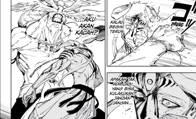 Mahoraga vs Dabura Jujutsu Kaisen Modulo Chapter 18 (Credit Mangaplus by Shueisha)